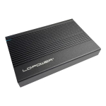 LC-Power LC-25U3-C 2,5-tolline SATA HDD korpus, USB-C 3.2 Gen 2x1 10 Gb/s, SATA 6 Gb/s, must