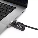 Compulocks Ledge Locki adapter MacBook Pro 16-tollisele M1 M2 M3 kombinatsioonlukuga kaablilukuga, h&otilde;bedane