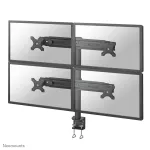 Neomounts FPMA-D700D4 monitori k&auml;epide 19-30 tolli, klamber, 8 kg, 48,3 cm (19 tolli), 76,2 cm (30 tolli), 100 x 100 mm, must