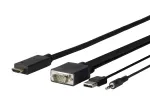 Vivolink PROVGAHDMI3 videokaabli adapter 3 m HDMI VGA (D-Sub) + 3,5 mm + USB-t&uuml;&uuml;p A Must