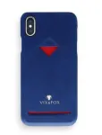 Kaardipesaga tagakest VixFox iPhone XSMAX jaoks, tumesinine, tagakaas integreeritud kaarditaskuga