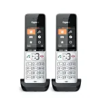 Gigaset COMFORT 500HX duo Analoog/DECT telefon K&otilde;ne tuvastus Must, H&otilde;bedane