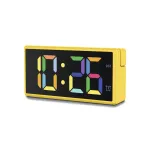 Digitaalne &auml;ratuskell Hama Ibiza kollane LCD aku USB