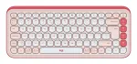 Logitech POP Icon Keys juhtmevaba klaviatuur, roosa, QWERTY, USA rahvusvaheline paigutus