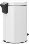 Brabantia pedaaliga pr&uuml;gikast Newicon 12,0 L valge