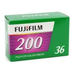 Film Fujifilm 200 135/36 &ndash; v&auml;rviline negatiivfilm ISO 200, 35mm, 36 kaadrit