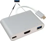 Dokkimisjaam helos 288389 USB 3.1 USB-C 4K HDMI v&auml;ljundiga