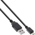 InLine Micro USB 2.0 kiirlaadimiskaabel USB t&uuml;&uuml;p A-pistik / Micro-B-pistik, 0,5 m