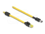 V&otilde;rgukaabel DeLOCK 81250 Must Kollane 1m Cat6