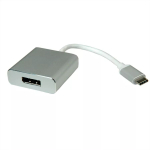 Video kaabli adapter ROLINE 12.03.3220 USB USB-C DisplayPort 0,1 m