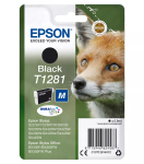 Epson T1281 Fox Singlepack tindikassett, must