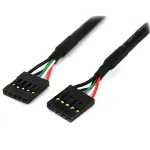StarTech.com 18-tolline sisemine 5 kontaktiga USB IDC emaplaadi p&auml;isekaabel &ndash; F/F