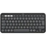 Logitech Pebble Keys 2 K380s - Klaviatuur - Juhtmevaba - Bluetooth LE - QWERTZ - Saksa - Tonal Graphite (920-011795)