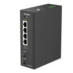 D-Link 6-pordiline gigabit-t&ouml;&ouml;stuslik PoE+ haldamata kommutaator 2 SFP-pordiga