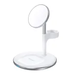 Choetech T586-F 3-in-1 magnetiline juhtmevaba laadimisalus, 15 W, valge