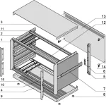 SCHROFF KomplettEnclosure, varjestamata - PROPAC PRO Enclosure.3HE 28TE 266T (24576001)