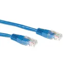 ACT sinine 1 meeter U/UTP CAT6 patch-kaabel RJ45-pistikutega