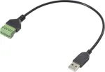 Renkforce USB 2.0 adapterkaabel [1x 2.0 pistik A - 1x klemm&uuml;hendus] RF-6443966 30 cm (RF-6443966)