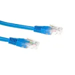 ACT sinine 10 meetri LSZH U/UTP CAT6 paigalduskaabel RJ45-pistikutega