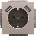 BJ 20 EUCB2USB-866 SCHUKO-/2x USB-pistikupesa (2CKA002011A6283)