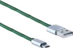 USB-kaabel ShiverPeaks BS14-50115 0,9 m USB A Micro-USB B roheline