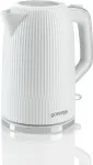 Gorenje veekeetja | K17DPW | Elektriline | 2200 W | 1,7 L | Roostevaba teras | 360&deg; p&ouml;&ouml;rlev alus | Valge