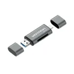 Vention USB3.0 multifunktsionaalne kaardilugeja hall metallist t&uuml;&uuml;p