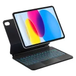 Folio case with Bluetooth klaviatuur Inateck KB09119-10 for Apple iPad 11 inch (27.9 cm) &mdash; &Uuml;hilduv with 11th Gen A16 2025 and 10.9 inch 10th Gen 2022