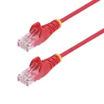 StarTech.com 10 m punane &otilde;huke CAT6 v&otilde;rgukaabel, takistustevaba, 100 W PoE, UTP, LSZH, 28AWG puhtast vasest traat, &otilde;huke RJ45 v&otilde;rgu &uuml;hendusjuhe koos t&otilde;mbet&otilde;kistega, individuaalselt testitud