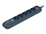 Pikendusjuhe 1,5 m / 5 pistikupesa + 2 USB SPG5-U2-5 Gembird