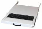 Klaviatuur AIXCASE AIX-19K1UKDETB-W USB PS/2 QWERTZ Saksa Valge