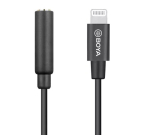 Mobiiltelefoni kaabel BOYA BY-K3 Must 3,5mm Lightning