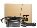 Toiteadapter Green Cell AD41P 65W ASUS s&uuml;learvutitele, 19V 3,42A, sisetingimustes, must