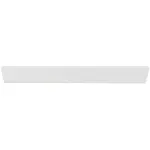 HEINRICH KOPP KOPP Cover Frame 5-gang HK07 PURE (370.8 x 86 x 9,5 mm | IP20 | Clamp Fastening) - Pure White (407229008)