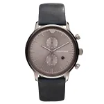 ARMANI AR0388 Men's Stainless Steel Chronograph Watch 43mm