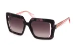 JUSTCAVALLI naiste p&auml;ikeseprillid SJC027-5309SJ - must ruudukujuline raam halli gradiendiga l&auml;&auml;tsedega - 53 mm