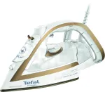 Tefal Puregliss FV8042 Kuiv- ja aurutriikraud Durilium AirGlide Autoclean tallaga 3000 W pronks, valge