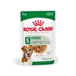 M&auml;rg koeratoit Royal Canin Mini Ageing 12+ Adult kotike 85 g &mdash; v&auml;ikesed t&otilde;ud, linnuliha, seenior