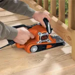 Black & Decker KA88 kaasaskantav lihvija Lintlihvija Oranž