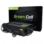Toiteinverter Green Cell INV07, alalisvool 12 V vahelduvvoolule 230 V, 300 W, 50 Hz, C-t&uuml;&uuml;pi pistik, must