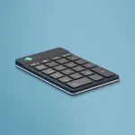 R-Go Tools Numeric keypad R-Go Numpad Break, ergonoomiline numbriklaviatuur koos puhkuse tarkvaraga, bluetooth, must