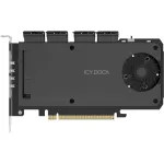 Mobiilseadme adapterkaart icy dock MB204MP-1B &mdash; 4 &times; M.2 NVMe SSD kuumvahetusega mobiilne sahtel