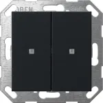 Gira KNX 2-kohaline l&uuml;litiklahv, must (5173005)