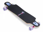 MUUWMI AU 560 Longboard kompaktne cruiser rula, ABEC 7 laagrid, LED-valgustusega rattad, 7-kihiline Kanada vaher