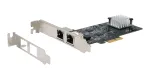 EXSYS Dual 5 Gigabit Ethernet PCIe x2 kaart (Realtek RTL8126) EX-60152