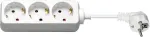 Wentronic Goobay 3-kohaline Schuko pikendusjuhe, 3 m kaabel, valge 51075