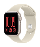 Apple Watch SE 3 GPS 44 mm Starlight alumiiniumkorpus liivav&auml;rvi spordirihmaga, M/L