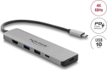 Delock USB Type-C&trade; dokkimisjaam 4K - HDMI / USB-jaotur / PD 3.1 140 W