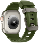 Tech-Protect Motion Apple Watch 8 / 9 / 10 / 11 / 12 / SE / Ultra 44/45/46/49 mm rihm, Tactical Green