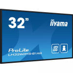 iiyama LH3260HS-B1AG Signage-ekraan Digitaalne A-tahvel 80 cm (31,5 tolli) LED Wi-Fi 500 cd/m&sup2; Full HD Must Sisseehitatud protsessor Android 11 24/7